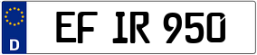 Truck License Plate